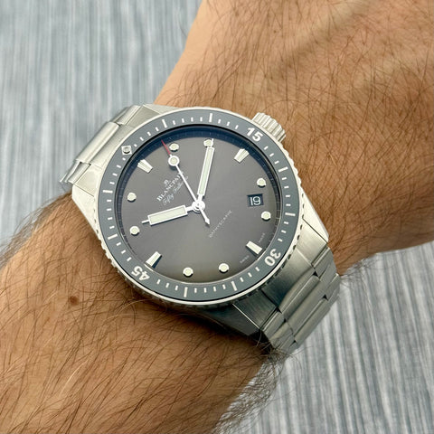 Blancpain Fifty Fathoms Bathyscaphe Ref. 5000-1110-71s | Full-Set 2023 | Automatic | 43mm | Grey Dial | Top | VIP