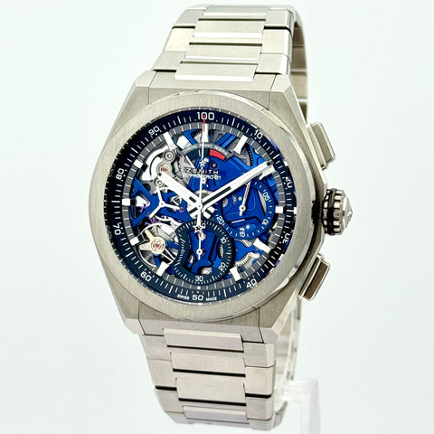 Zenith Defy El Primero 21 44 Chronograph Ref. 95.9002.9004/78.M9000 | Full-Set 10/2022 | Chronograph | Titan | Skelettiert | 44mm