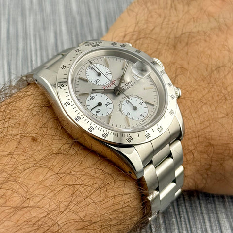Tudor Prince Date Tiger Ref. 79280 | Full-Set 2000 | Serviced 06/2025 | Chronograph | 40mm | silver/grey Dial | Rare | VIP