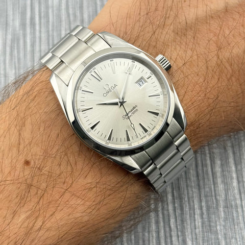 Omega Seamaster Aqua Terra Ref. 2518.30 | Full-Set 2007 | Silver Dial | 36mm | Top | Quartz | Top