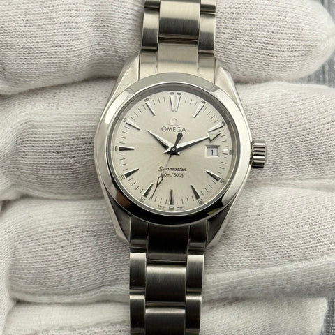 Omega Seamaster Aqua Terra 150M Ref. 2577.30 | Papiere 2011 | Quartz | 29mm | Silver Dial | Top | VIP