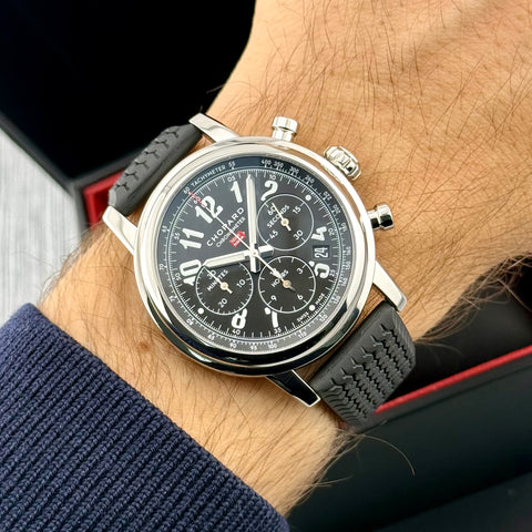 Chopard Mille Miglia Chronograph Ref. 168589-3002 | Full-Set 12/2022 | Like New | 42mm | Black Dial | Top