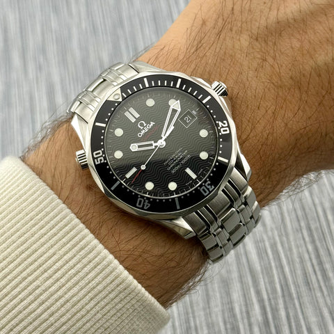 Omega Seamaster Diver 300M Co-Axial Ref. 212.30.41.20.01.002 | Serviced 04/2025 | Automatic | 41mm | Black Wave Dial | VIP