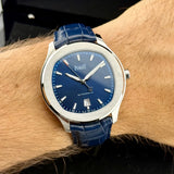 Piaget Polo S Date Ref. G0A43001 | Full-Set 10/2023 | Top Condition | Like New | 42mm | Blue Dial
