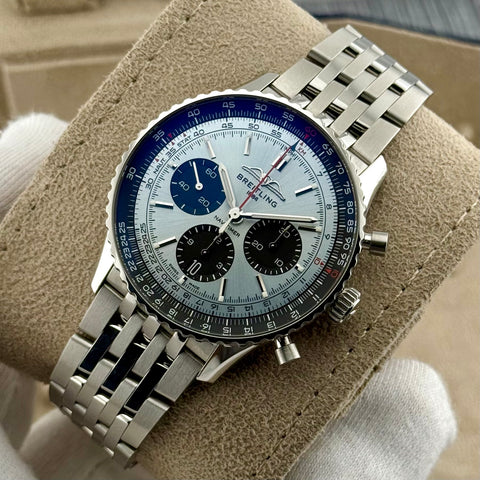 Breitling Navitimer B01 Chronograph 43 Ref. AB0138241C1A1 | Full-Set 08/2023 | Ice Blue | Automatic | 43mm | Breitling Garantie 08/2031 | Top | VIP