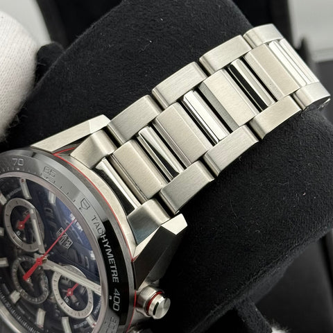 Tag Heuer Carrera Automatik Chronograph Ref. CBG2010.BA0662 | Full-Set 01/2026 | Tag Heuer Garantie 01/2031 | Unworn | Ungetragen | Skelettiert | 43mm | Top