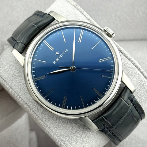 Zenith Elite 6150 Ref. 03.2272.6150/51.C700 | Full-Set 07/2018 | Top Condition | 42mm | Blue Dial | Automatic | Top