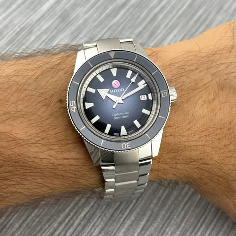 Rado Captain Cook Automatic Ref. R32105203 | Full-Set 05/2026 | NEU | Sofort Verfügbar | Blue Dial | 42mm | Top