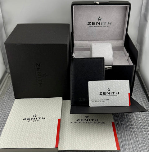 Zenith Elite 6150 Ref. 03.2272.6150/51.C700 | Full-Set 07/2018 | Top Condition | 42mm | Blue Dial | Automatic | Top