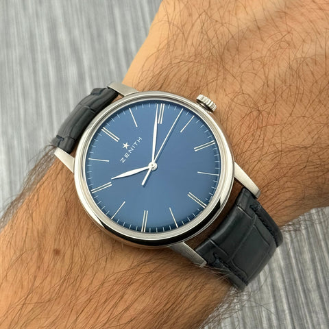 Zenith Elite 6150 Ref. 03.2272.6150/51.C700 | Full-Set 07/2018 | Top Condition | 42mm | Blue Dial | Automatic | Top