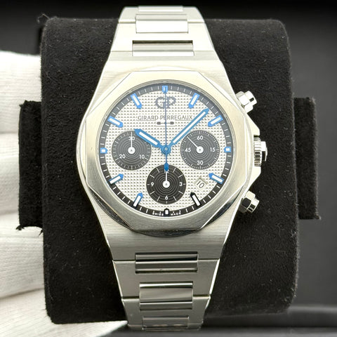 Girard-Perregaux Laureato Chronograph 42 Ref. 81020-11-131-11A | Full-Set 01/2023 | GP Garantie 1/2028 | Panda | Top Condition