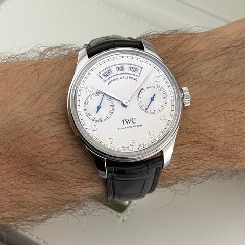 IWC Portugieser Annual Calendar Ref. IW503501 | Full-Set 09/2021 | IWC Garantie 09/2029 | 44,2mm | Top Condition