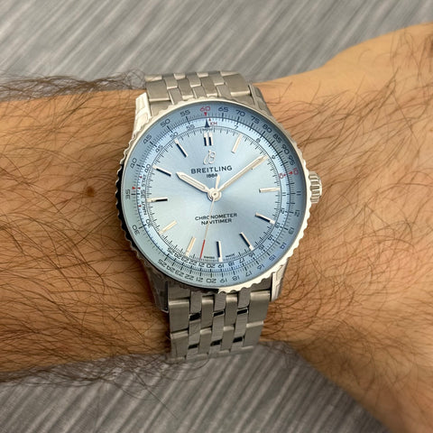 Breitling Navitimer 41 Ref. A17329171C1A1 | Full-Set 02/2026 | NEU | Eisblau | ICE Blue | 41mm | A17329