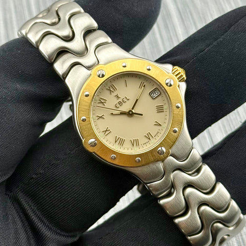Ebel Sportwave Ref. 6087621 | Full-Set 2000 | Quartz | 28mm | Erstkaufrechnung | Stahl/Gold | Ladies | Damen | Top | VIP