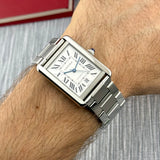 Cartier Tank Solo XL Ref. W5200028 | Full-Set 2018 | White Dial | 41x31mm | Top Condition | 3800