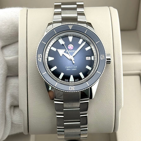 Rado Captain Cook Automatic Ref. R32105203 | Full-Set 05/2026 | NEU | Sofort Verfügbar | Blue Dial | 42mm | Top