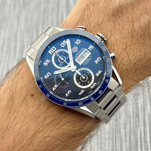Tag Heuer Calibre 16 Day-Date Chronograph Ref. CV2A1V.BA0738 | Full-Set 05/2020 | Serviced 11/2025 | Blue Dial | 43mm