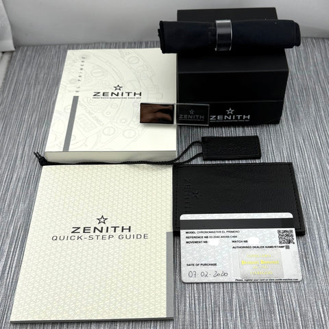 Zenith El Primero 36‘000 VpH Chronograph Ref. c494 03.2040.400/69.C494 | Full-Set 2020 | Chronograph | 42mm | Top | VIP