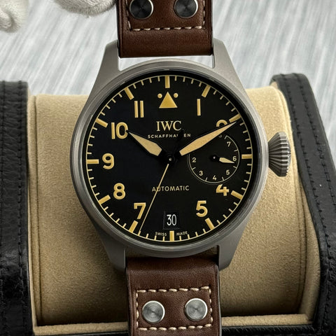 IWC Big Pilots Watch Heritage Classic Ref. IW501004 | Full-Set 07/2025 | Titan | 46mm | Top Condition | IWC Garantie 08/2033