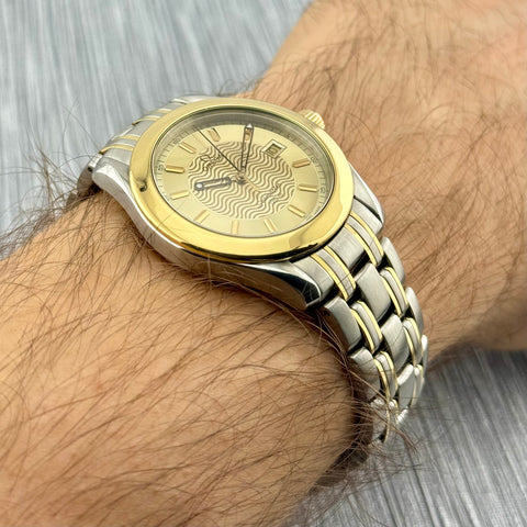 Omega Seamaster 120M Ref. 2311.11 | Full-Set 2001 | Stahl/Gold | Quartz | 36mm | bi-color | Top