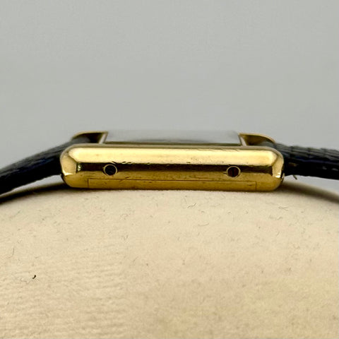 Cartier Tank Vermeil Must Ref. 3 | Handaufzug | Manual | Lapislazuli | Blue | Good Condition