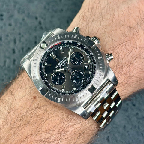 Breitling Chronomat B01 Chronograph Ref. AB0115101F1A1 | Full-Set 2019 | Automatic B01 | 44mm | Grey Dial | Unworn
