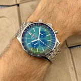 Breitling Navitimer B01 Chronograph 46 Ref. AB0137241L1A1 | Full-Set 09/2026 | NEU | Ungetragen | Green Dial