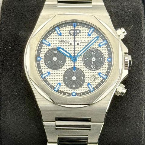 Girard-Perregaux Laureato Chronograph 42 Ref. 81020-11-131-11A | Full-Set 01/2023 | GP Garantie 01/2028 | Panda Dial | Like New | VIP