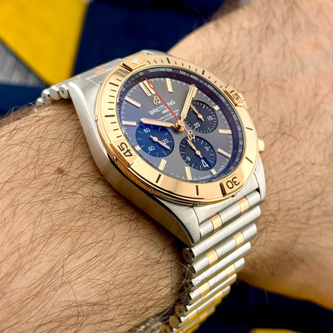 Breitling Chronomat B01 42 Ref. UB0134101B1U1 | Full-Set 01/2022 | Like New | Neuzustand | Roségold | Grey Dial | 42mm | Top
