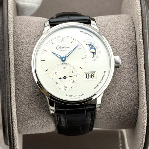 Glashütte Original PanoMaticLunar Ref. 1-90-02-42-32-61 | Full-Set 11/2025 | Unworn | Ungetragen | 40mm | Silver | Top