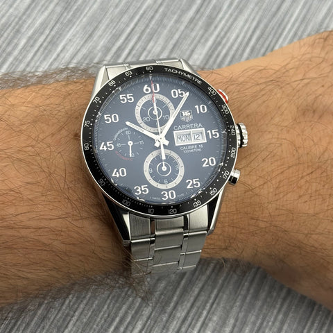 Tag Heuer Carrera Calibre 16 Ref. CV2A10.BA0796 | Full-Set 2017 | Serviced 05/25 | Automatic | Chronograph | 43mm  | Top | VIP