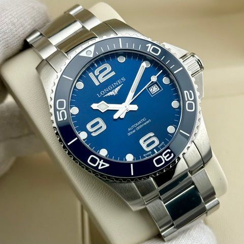 Longines Hydroconquest 43 Ref. L37824966 | Full-Set 2026 | Unworn | NEW | 43mm | Automatic | Blue Dial | Top