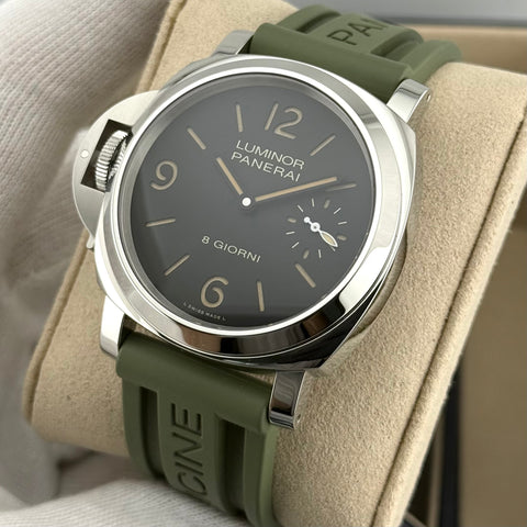 Panerai Luminor Destro Otto Giorni „Boutique Edition“ Ref. PAM01655 | Full-Set 12/2024 | NEU | Unworn | Panerai Garantie 12/2032 | 44mm | Top