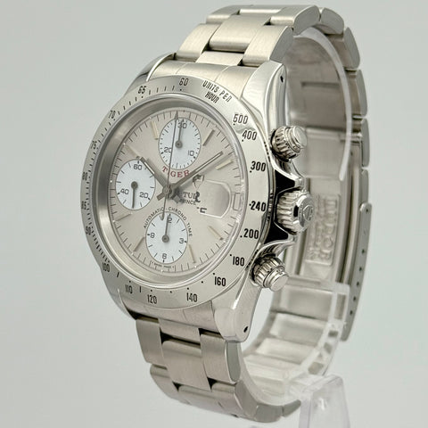 Tudor Prince Date Tiger Ref. 79280 | Full-Set 2000 | Serviced 06/2025 | Chronograph | 40mm | silver/grey Dial | Rare | VIP