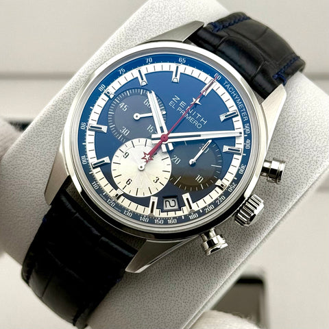 Zenith El Primero 36‘000 VpH Ref. 03.2150.400/53.C700 | Full-Set 12/2024 | Zenith Garantie 12/2029 | 38mm | Blue Dial | Automatic | Top