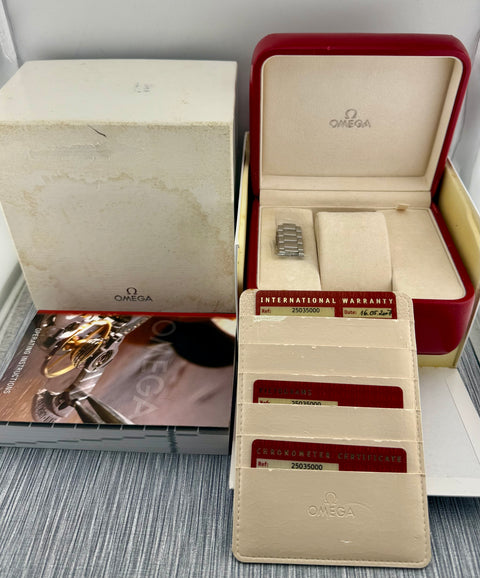 Omega Seamaster Aqua Terra Ref. 2503.50 | Full-Set 05/2007 | Serviced 05/2026 | Co-Axial | 39mm | Top