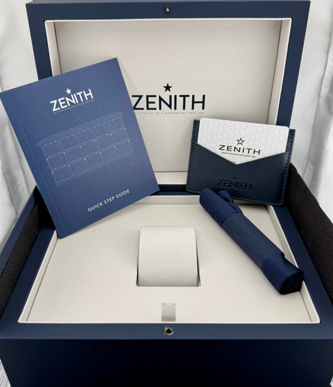 Zenith El Primero 36‘000 VpH Ref. 03.2150.400/53.C700 | Full-Set 12/2024 | Zenith Garantie 12/2029 | 38mm | Blue Dial | Automatic | Top