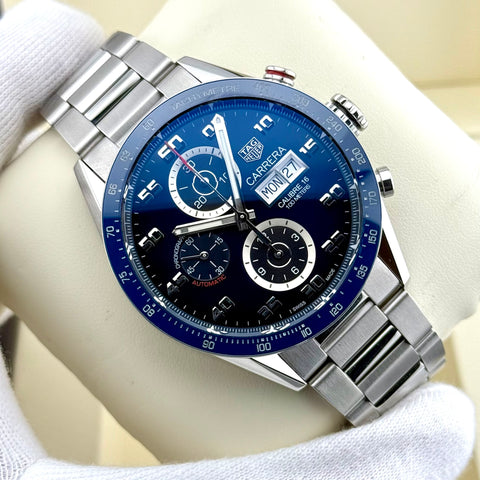 Tag Heuer Calibre 16 Day-Date Chronograph Ref. CV2A1V.BA0738 | Full-Set 05/2020 | Serviced 11/2025 | Blue Dial | 43mm