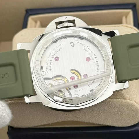 Panerai Luminor Destro Otto Giorni „Boutique Edition“ Ref. PAM01655 | Full-Set 12/2024 | NEU | Unworn | Panerai Garantie 12/2032 | 44mm | Top