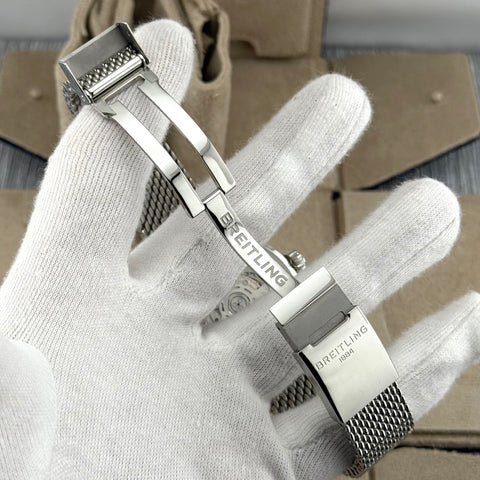 Superocean Heritage B01 Chronograph 44 Ref. AB0162161C1A1 | Full-Set 05/2023 | Breitling Garantie 05/2028 | 44mm | Blue Dial | Like New