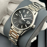 Tag Heuer Carrera Calibre 5 Ref. WAR211A.BA0782 | Full-Set 2019 | Serviced 06/2026 | 39mm | Black Dial | Top