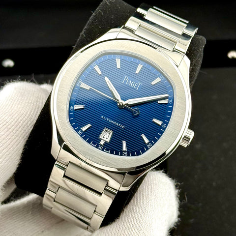 Piaget Polo S Ref. G0A41002 | Full-Set 02/2022 | Automatic | 42mm | Blue Dial | Top