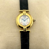 Cartier Colisee Vermeil Ref. 590002 | Rare Trinitiy Dial | Must de Cartier | 925 Silber | Quartz | Top Condition | Vintage