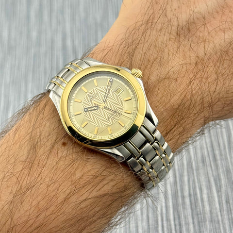 Omega Seamaster 120M Ref. 2311.11 | Full-Set 2001 | Stahl/Gold | Quartz | 36mm | bi-color | Top