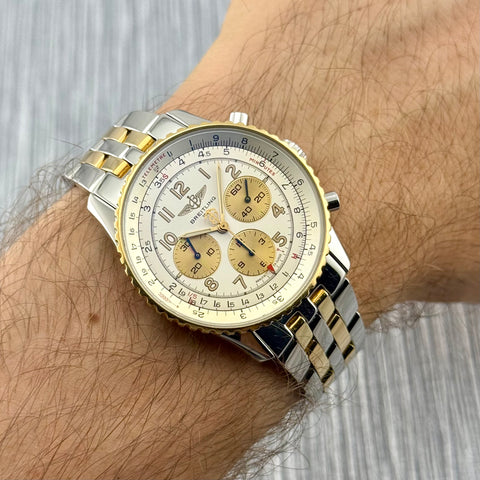 Breitling Navitimer 92 Ref. D30022 | Full-Set 1996 | Automatic | 38mm | st/gg | Top
