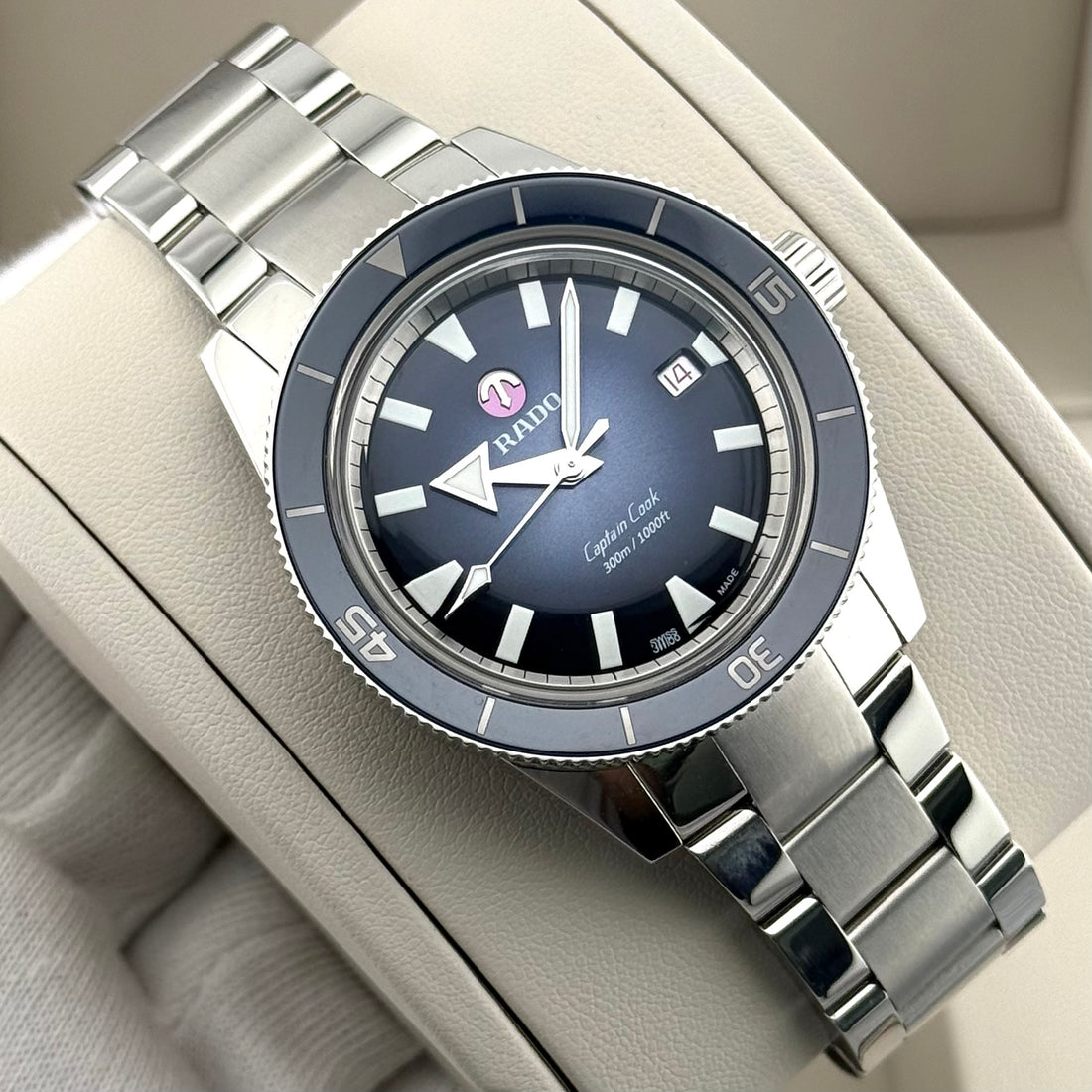 Rado Captain Cook Automatic Ref. R32105203 | Full-Set 05/2026 | NEU | Sofort Verfügbar | Blue Dial | 42mm | Top