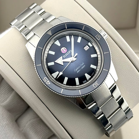 Rado Captain Cook Automatic Ref. R32105203 | Full-Set 05/2026 | NEU | Sofort Verfügbar | Blue Dial | 42mm | Top