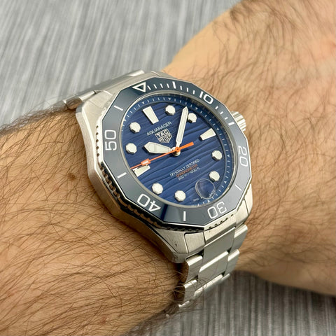 Tag Heuer Aquaracer Professional 300 Date Ref. WBP5111.BA0013 | Papiere 07/2024 | Tag Heuer Service 01/2026 | Blue Dial | 42mm