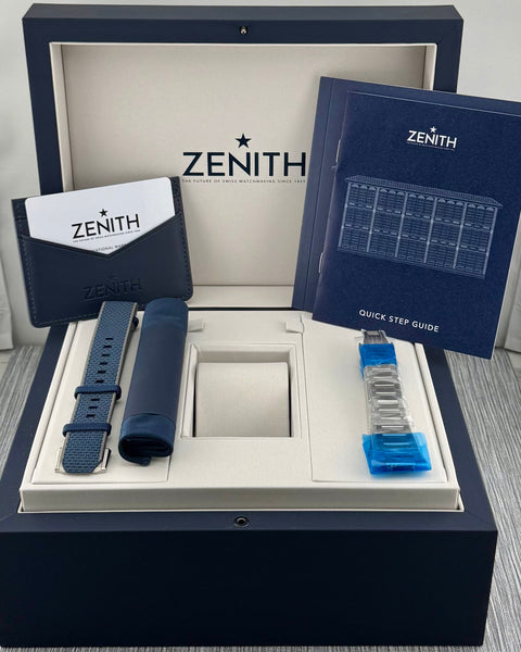 Zenith Defy Extreme Diver Ref. 95.9601.3620/51.I301 | Full-Set 04/2026 | NEU | Unworn | Titan | 42.5mm | Blue | Top