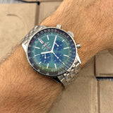 Breitling Navitimer B01 Chronograph 46 Ref. AB0137241L1A1 | Full-Set 09/2026 | NEU | Ungetragen | Green Dial